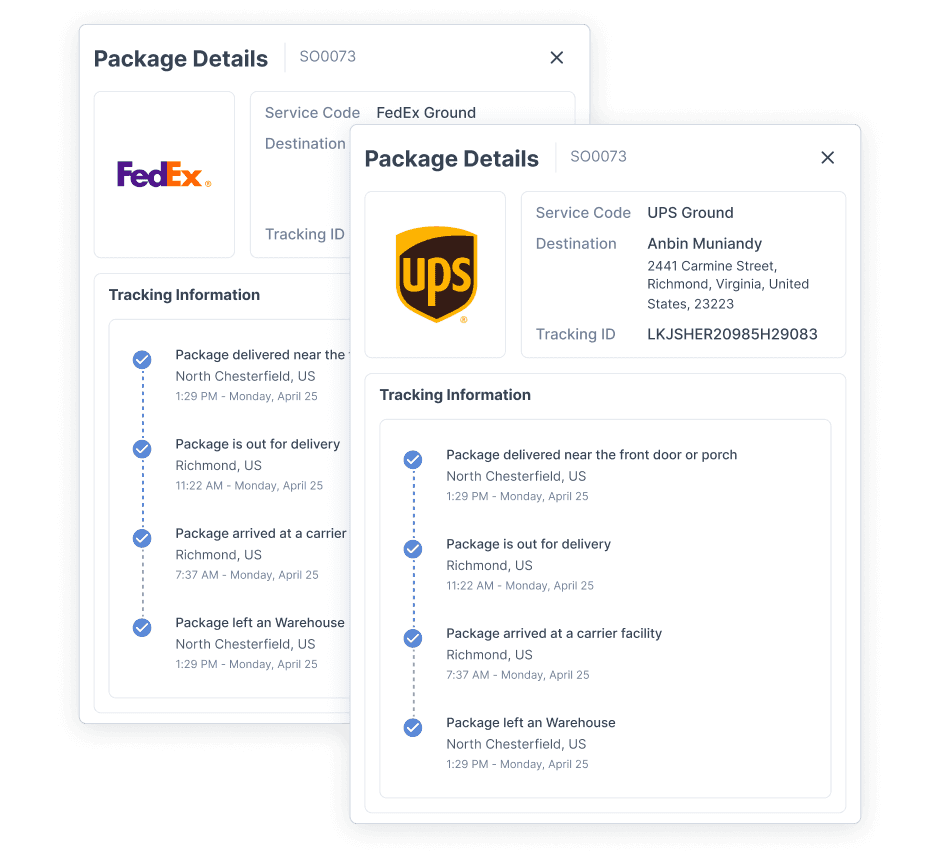 Track Shipments on the Same Page